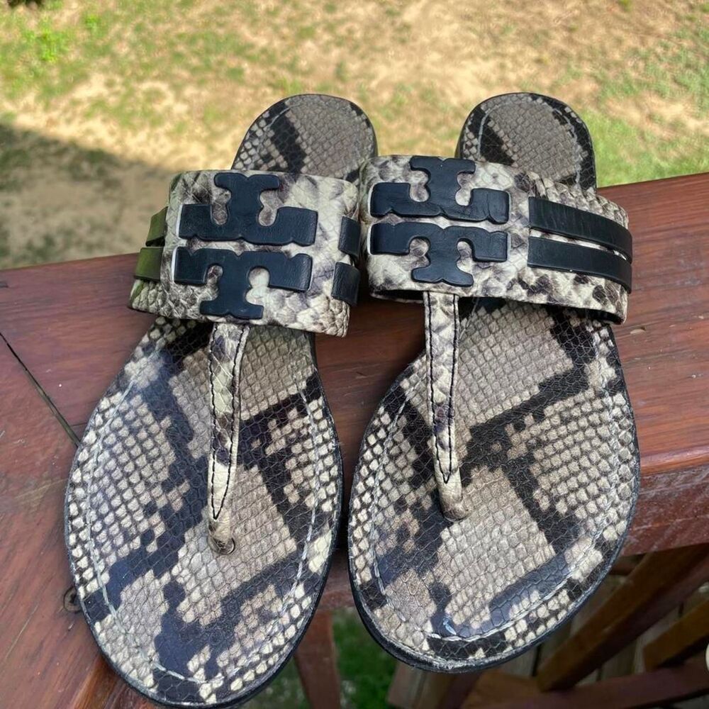 Tory burch Women's  9 Snakeskin design‎ Sandals